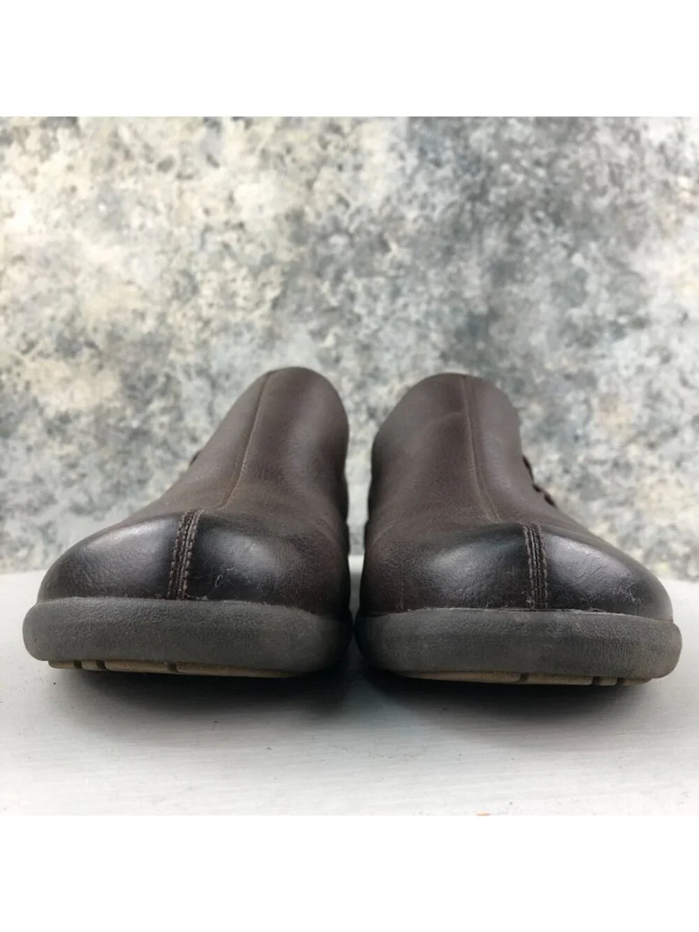 Abeo Women's Size 9 Eastbourne Brown Leather Slip On Comfort Shoes Loafers